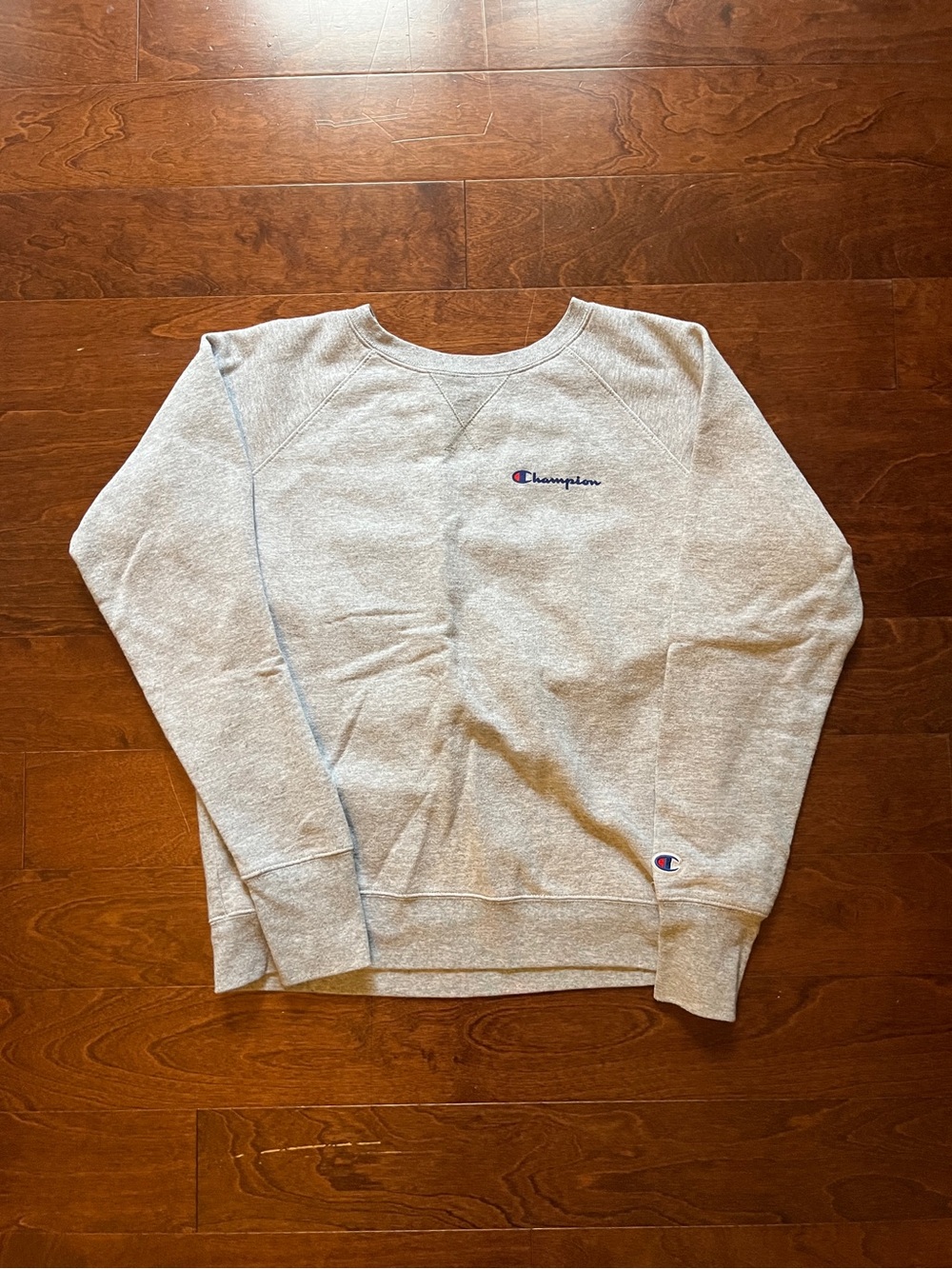 Champion Light Gray Women's Crewneck Sweatshirt